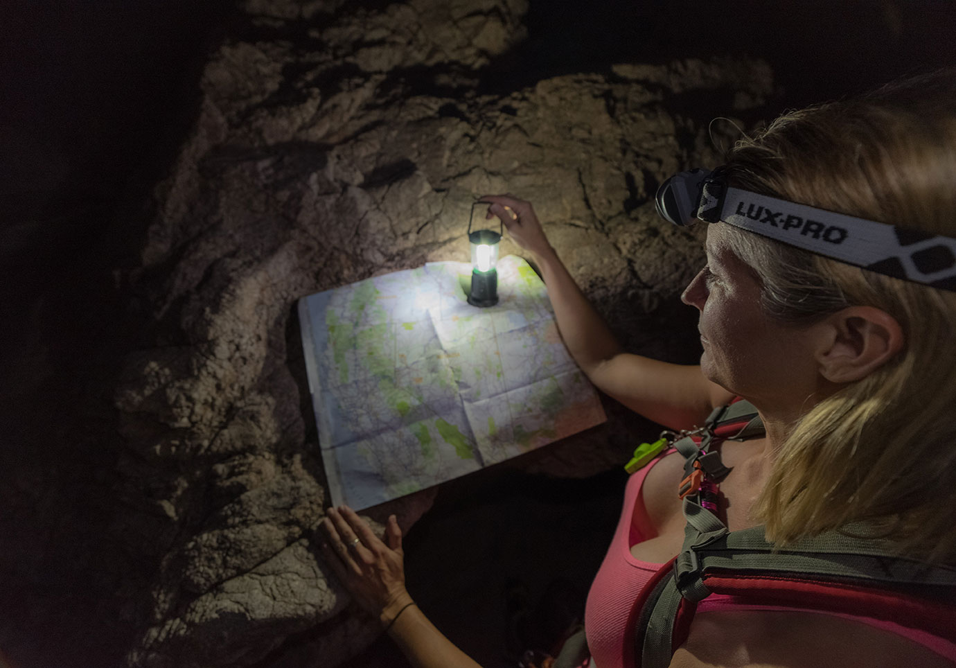 Lux Pro Flashlights Adventure in the Canyons. Daniel Britton Adventure Photography