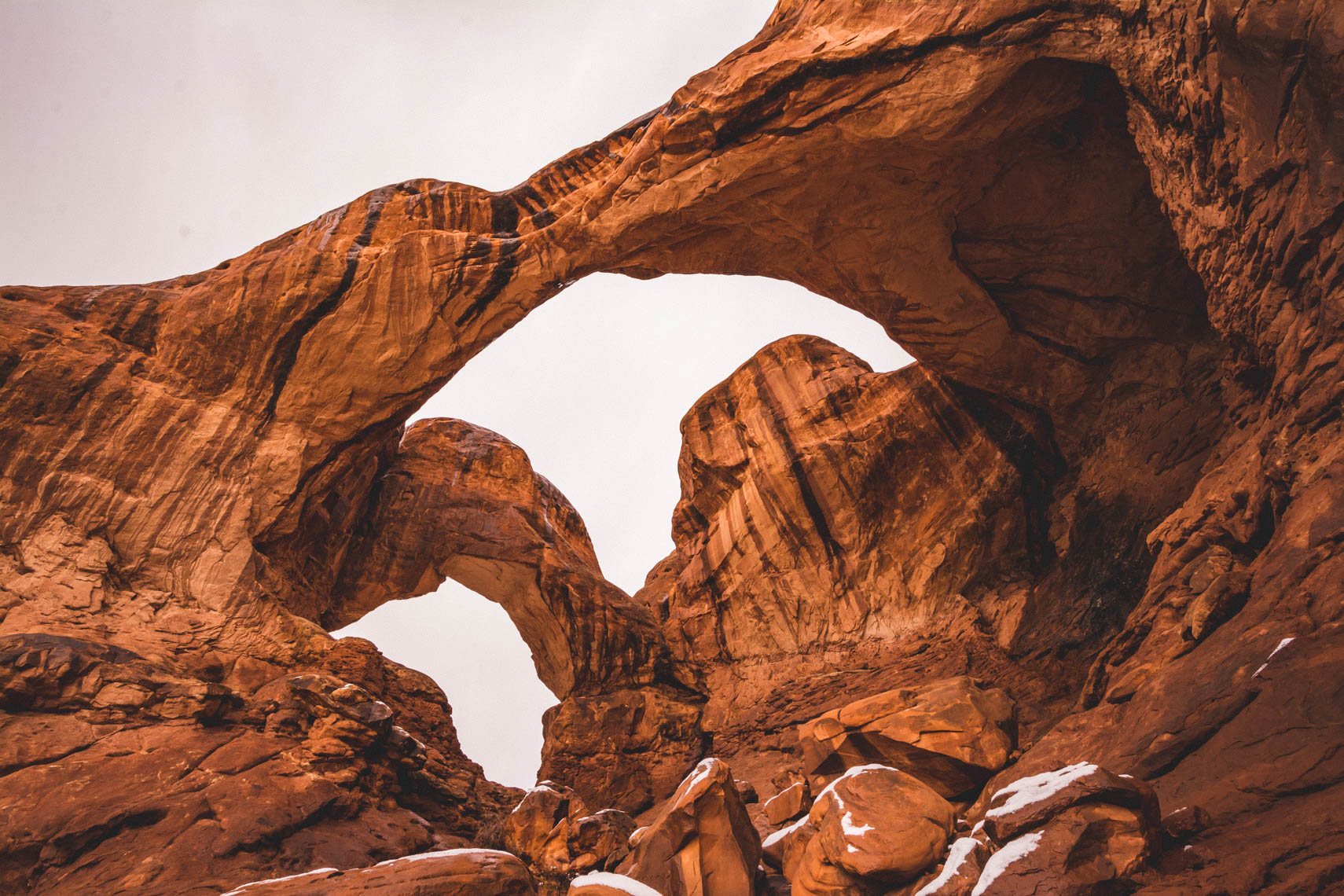 Landscape Photography, Arches National Park, Moab, Utah, Double Arch