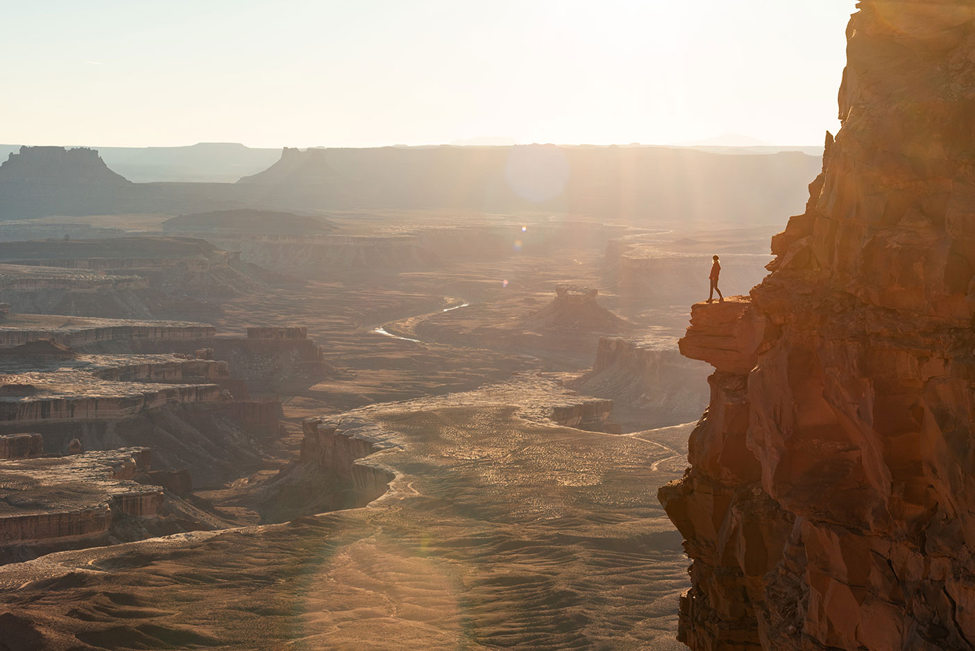 Hiking Canyonlands National Park Sunset, Lifestyle, Adventure Photographer Daniel Britton Photography.