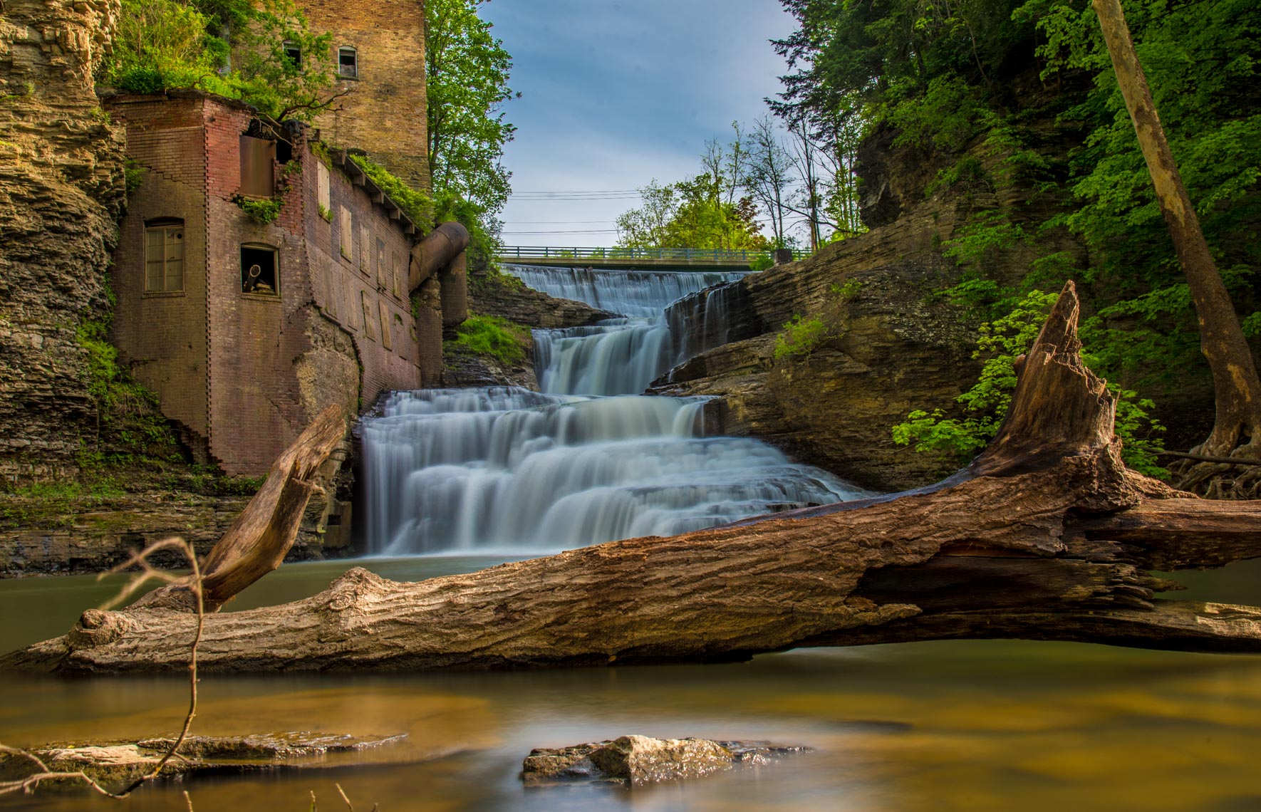 Landscape Photography, Ithica, New York, Gorges, Waterfall