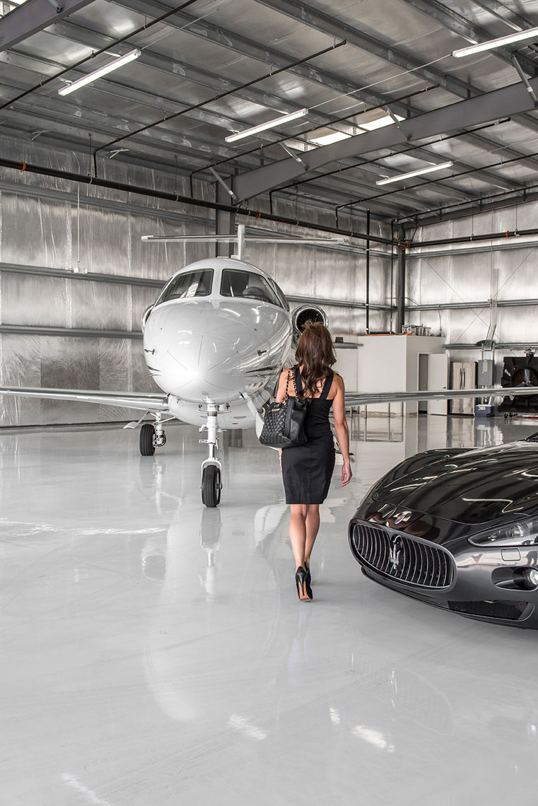 Classy World Traveler Private jet, Maserati. Daniel Britton Lifestyle Photography