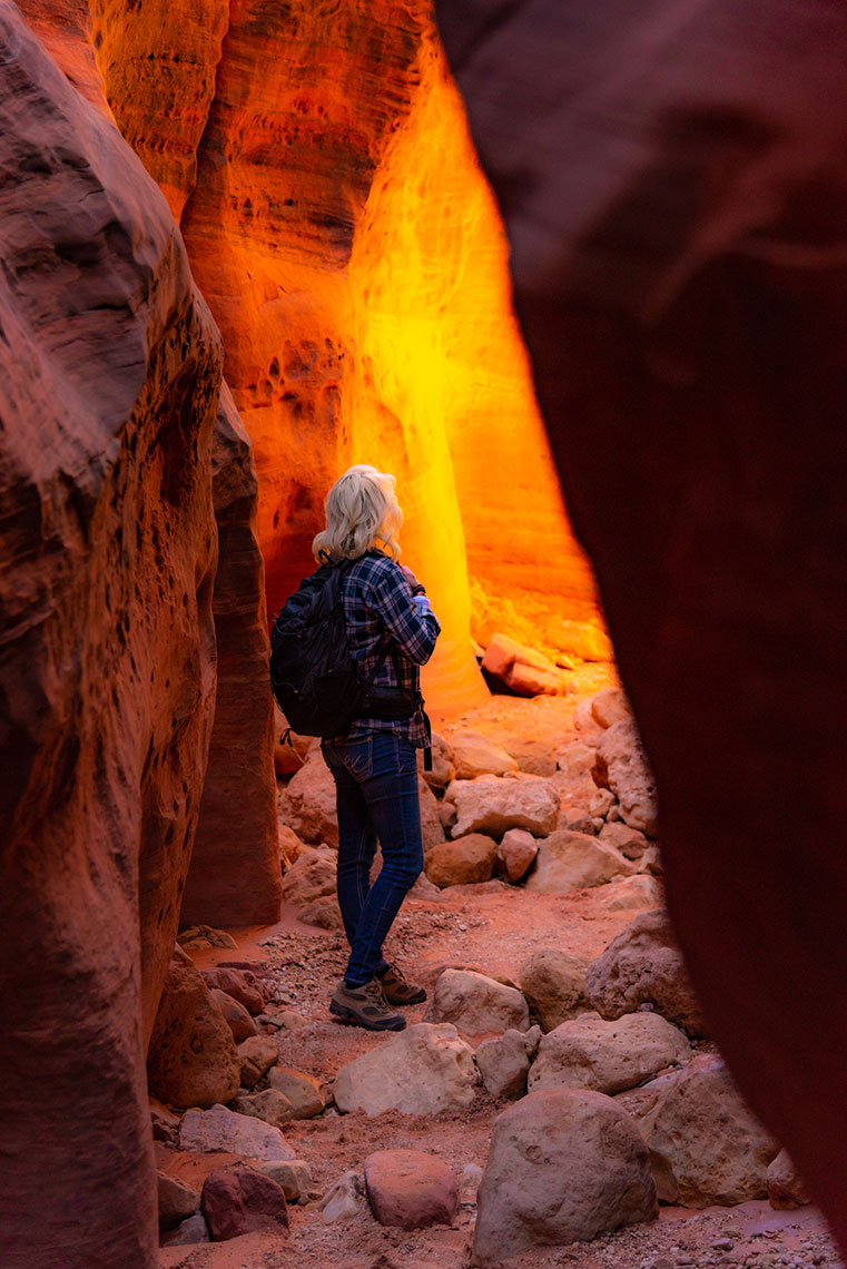 Hiking, Wire Pass Slot Canyon, Kanab, Utah, Adventure Lifestyle Photographer Daniel Britton