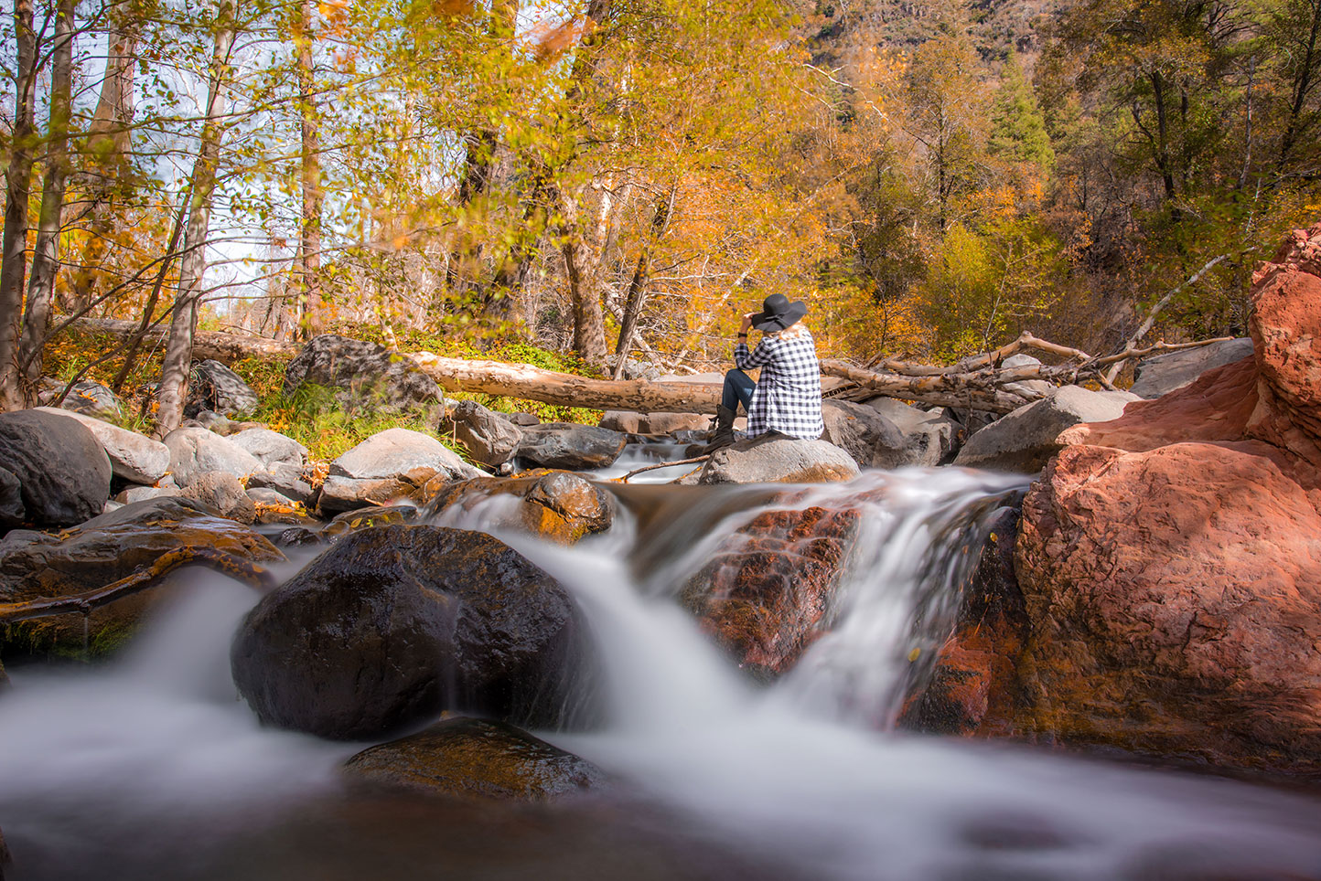 Oak Creek, Sedona Arizona, Long Exposure Photo, Lifestyle Adventure Photographer, Daniel Britton