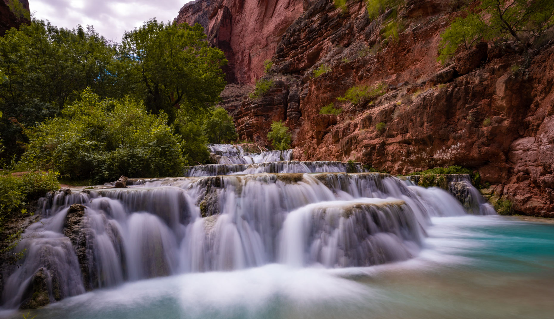 Landscape Photography, Havasupai Falls, Arizona, Grand Canyon, Beaver Falls